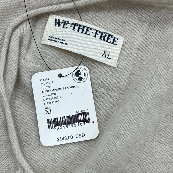 NWT - We the Free - Cashmere Muscle Tee Sweater, XL - Picture 5 of 8